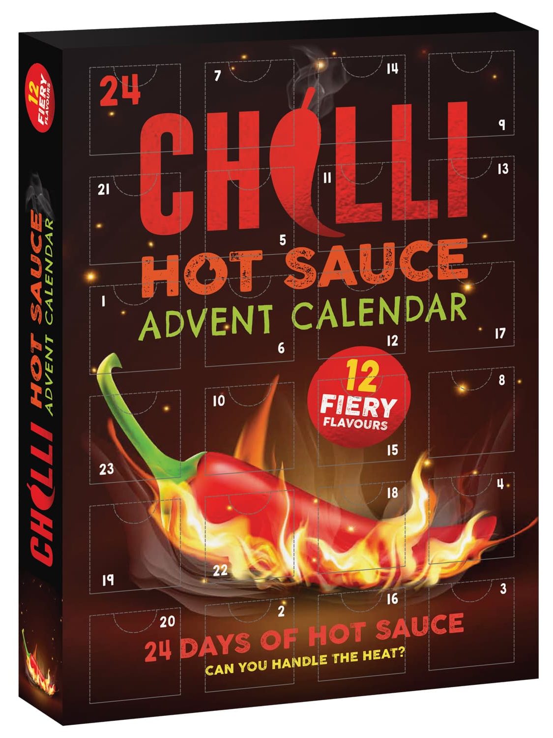 You can get a hot sauce advent calendar with 12 'fiery flavours' at B&M