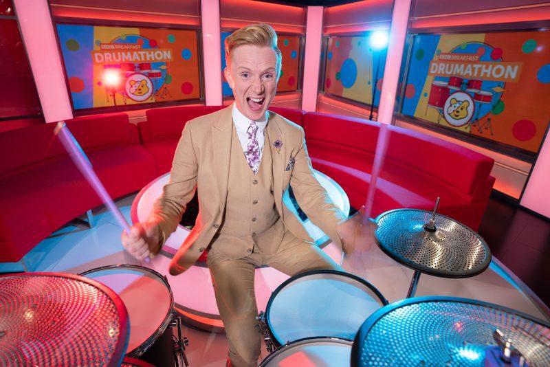BBC weatherman Owain Wyn Evans is doing a 24-hour &#8216;drumathon&#8217; for Children In Need, The Manc