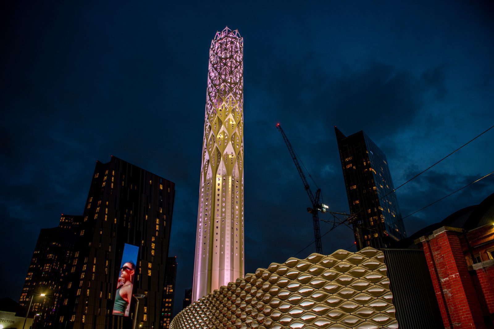 Manchester's new Tower of Light has officially lit up - and this is why