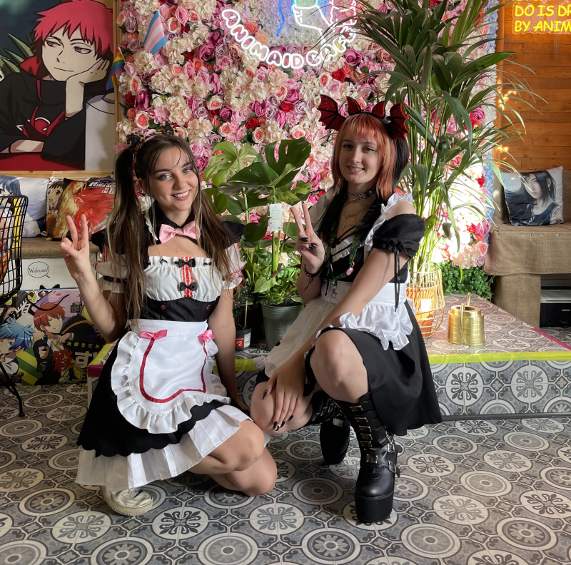 The Japanese Anime cafe with real maids hidden inside Afflecks, The Manc