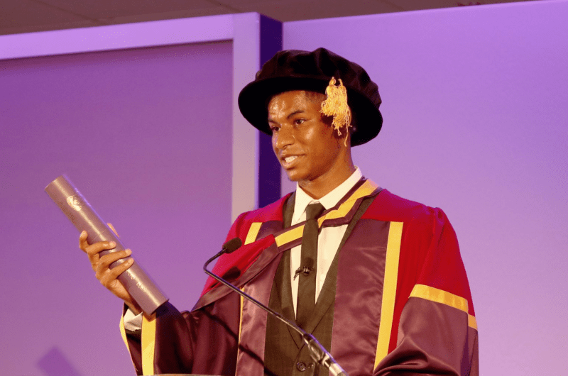 Marcus Rashford presented with honorary doctorate from University of Manchester, The Manc