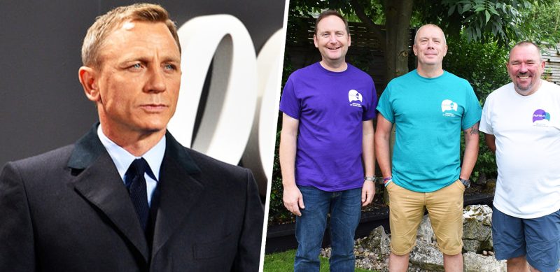 Daniel Craig has donated £10k to three Northern dads who are walking 300-miles for charity, The Manc