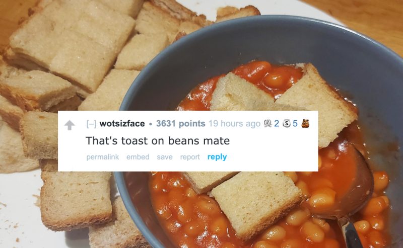 People are kicking off at this &#8216;controversial&#8217; picture of beans on toast online, The Manc