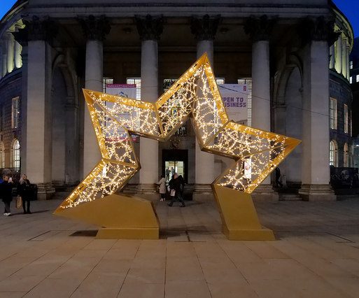 The Christmas light sculptures trail is back in Manchester city centre this year, The Manc