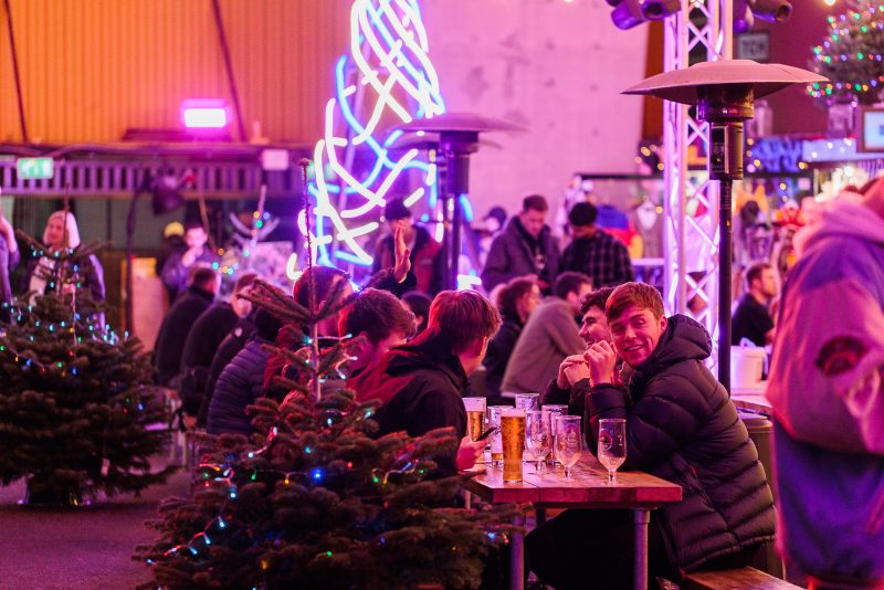 Hatch has been transformed into an 80s-inspired wonderland for Christmas, The Manc