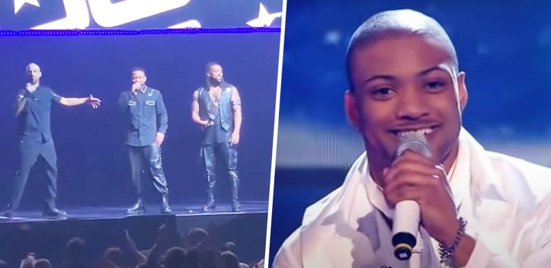 Watch the incredible moment Mancs peer-pressure JLS into recreating viral &#8216;Merry Christmas&#8217; video on stage, The Manc