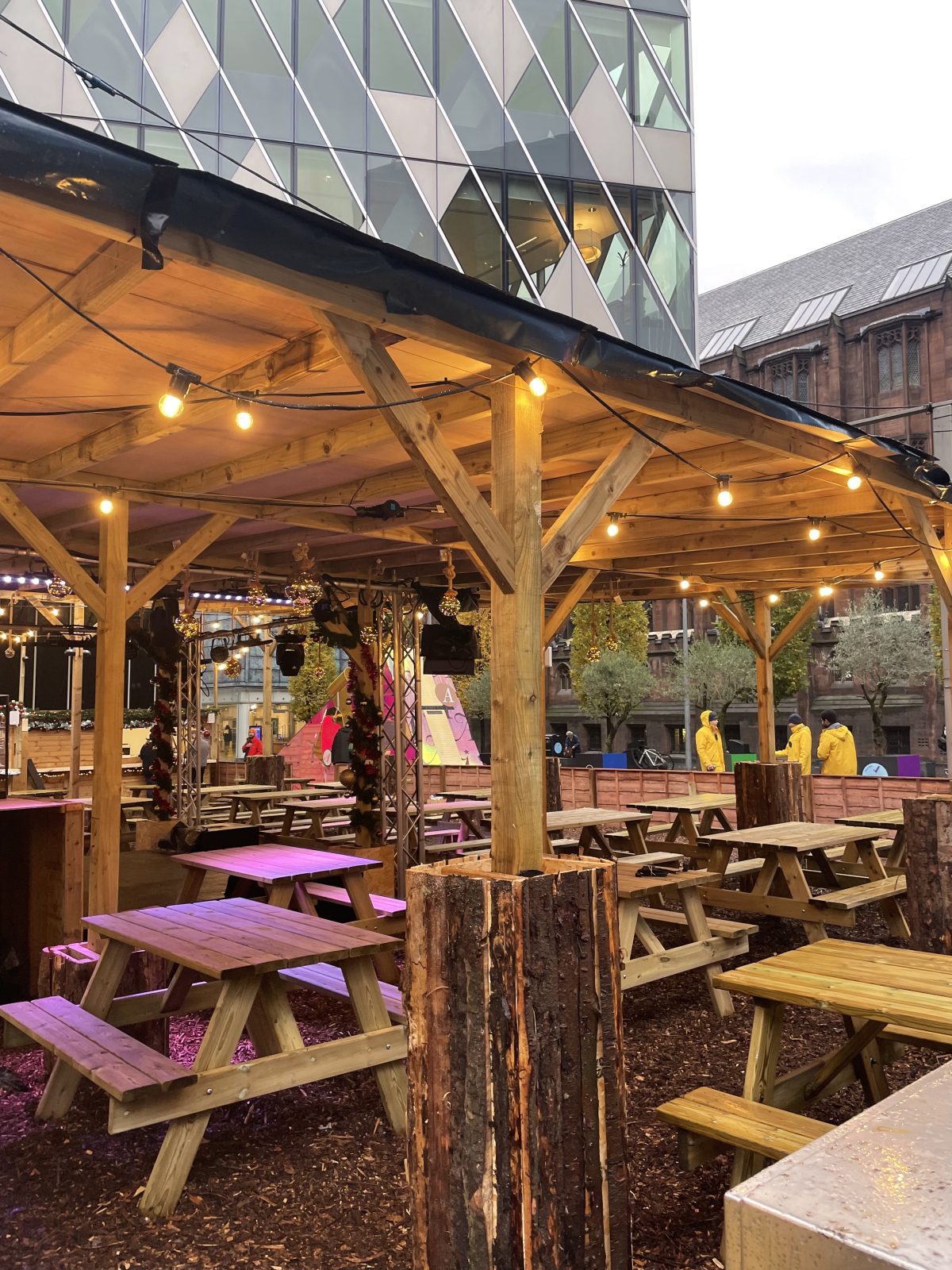 Christmas karaoke huts and curling lanes are coming to Spinningfields, The Manc