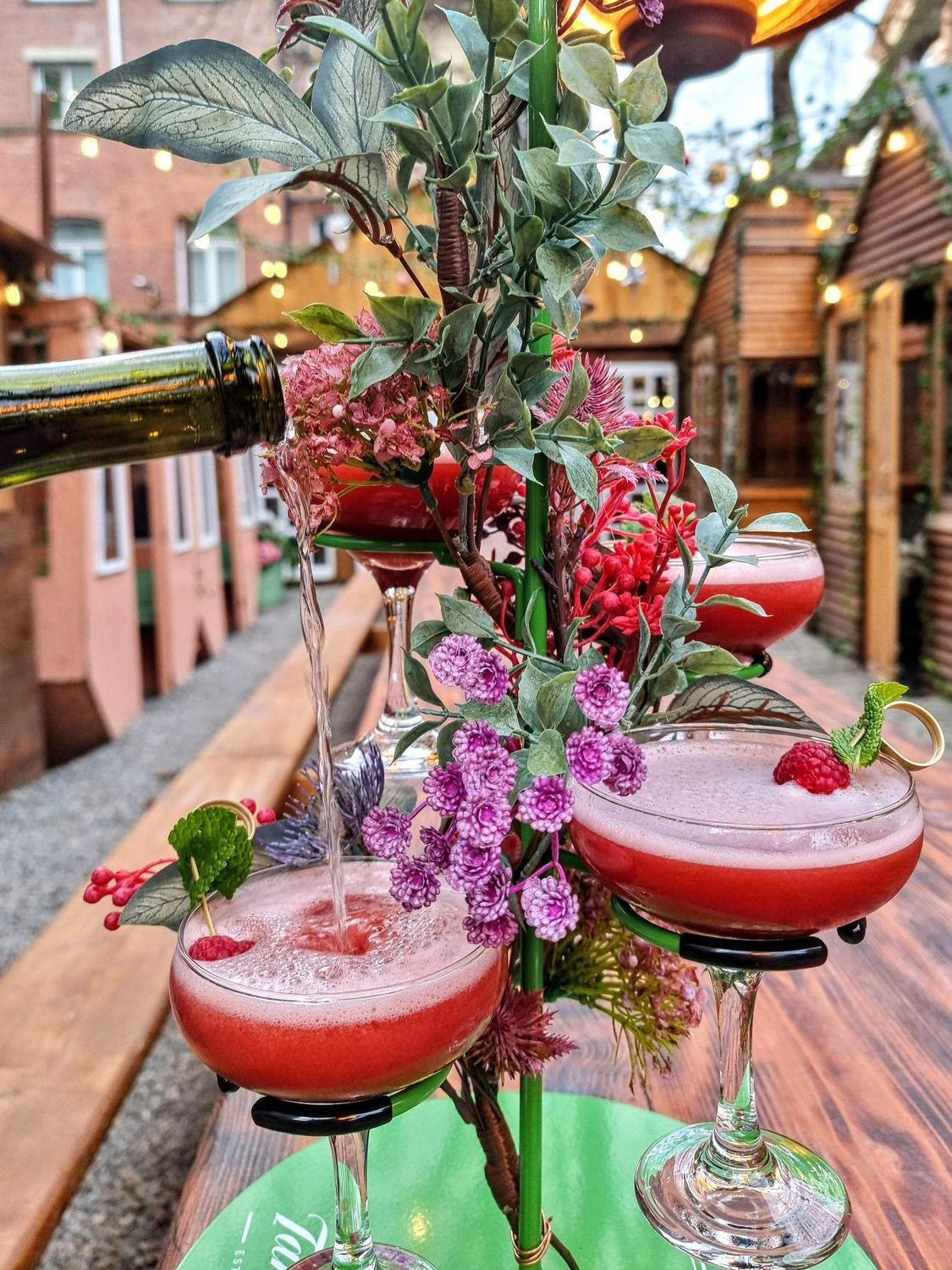 You can get mulled wine Christmas cocktail trees at this Manchester winter village, The Manc