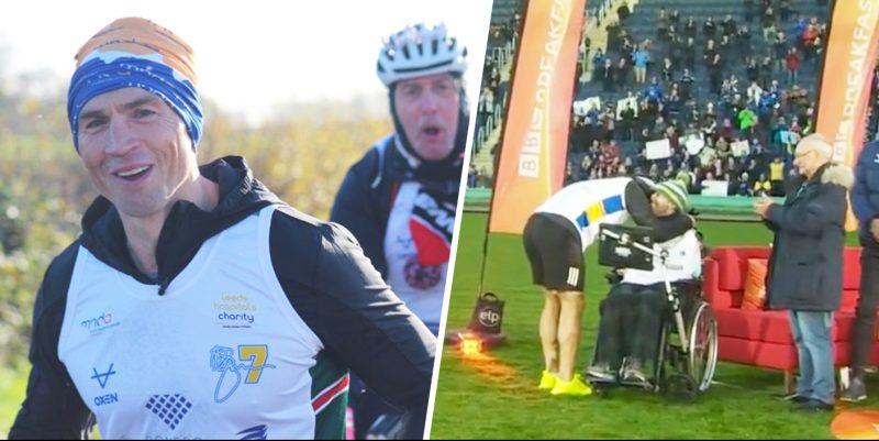 &#8216;Superman&#8217; Kevin Sinfield has completed his 24-hour, 101 mile run for best mate Rob Burrow, The Manc