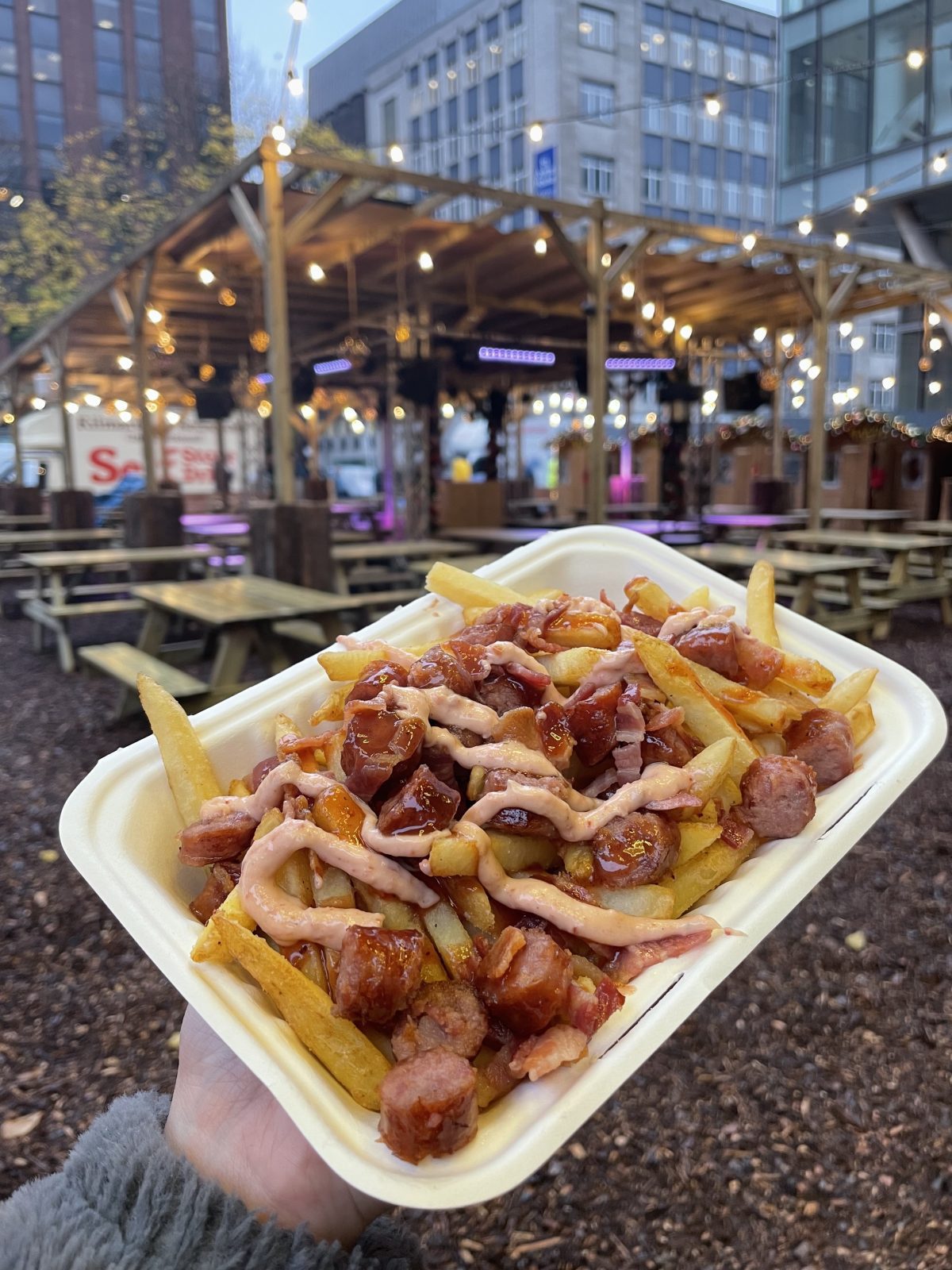 A Christmas kebab menu with pigs in blanket-loaded fries has launched in Manchester, The Manc