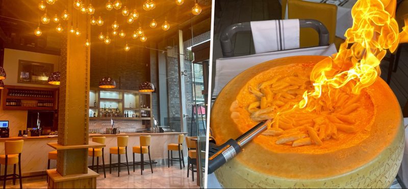 First look inside Cibo Manchester &#8211; the new Italian restaurant serving flaming cheese wheels, The Manc