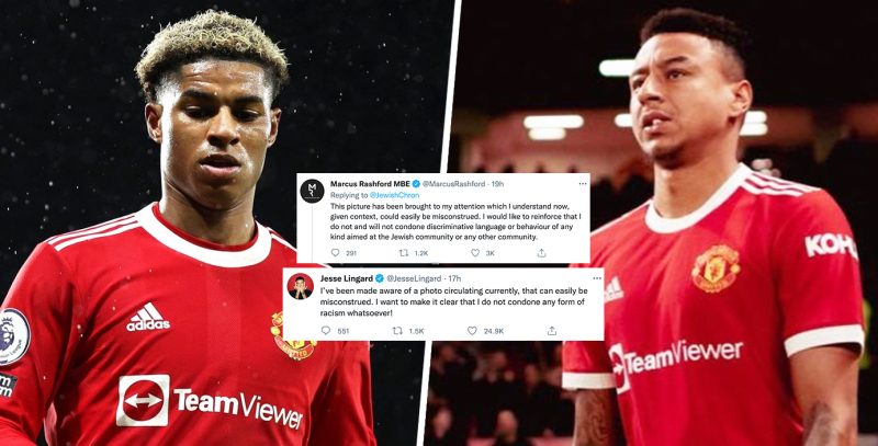 Marcus Rashford and Jesse Lingard condemn antisemitism after being pictured with rapper Wiley, The Manc