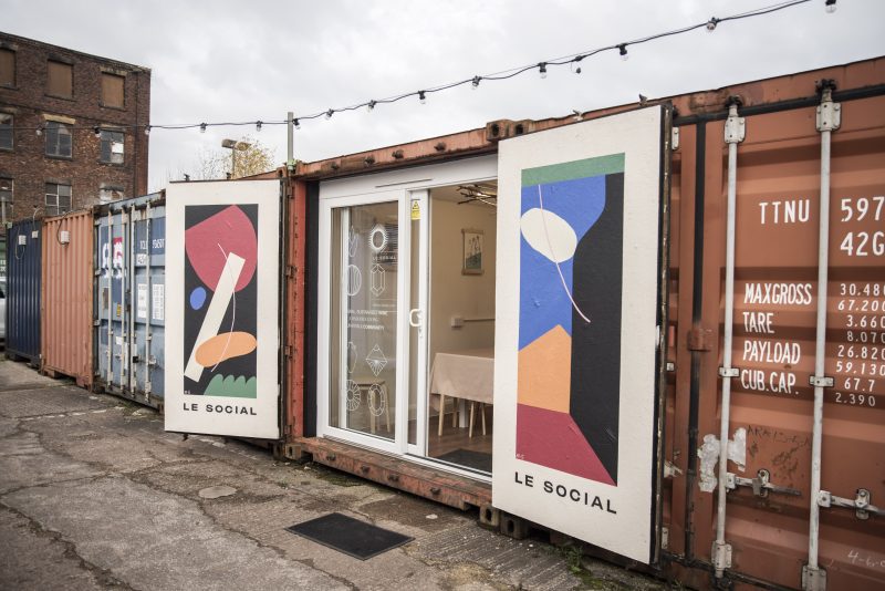 Le Social is opening a new wine bar and tasting room inside an Ancoats shipping container, The Manc