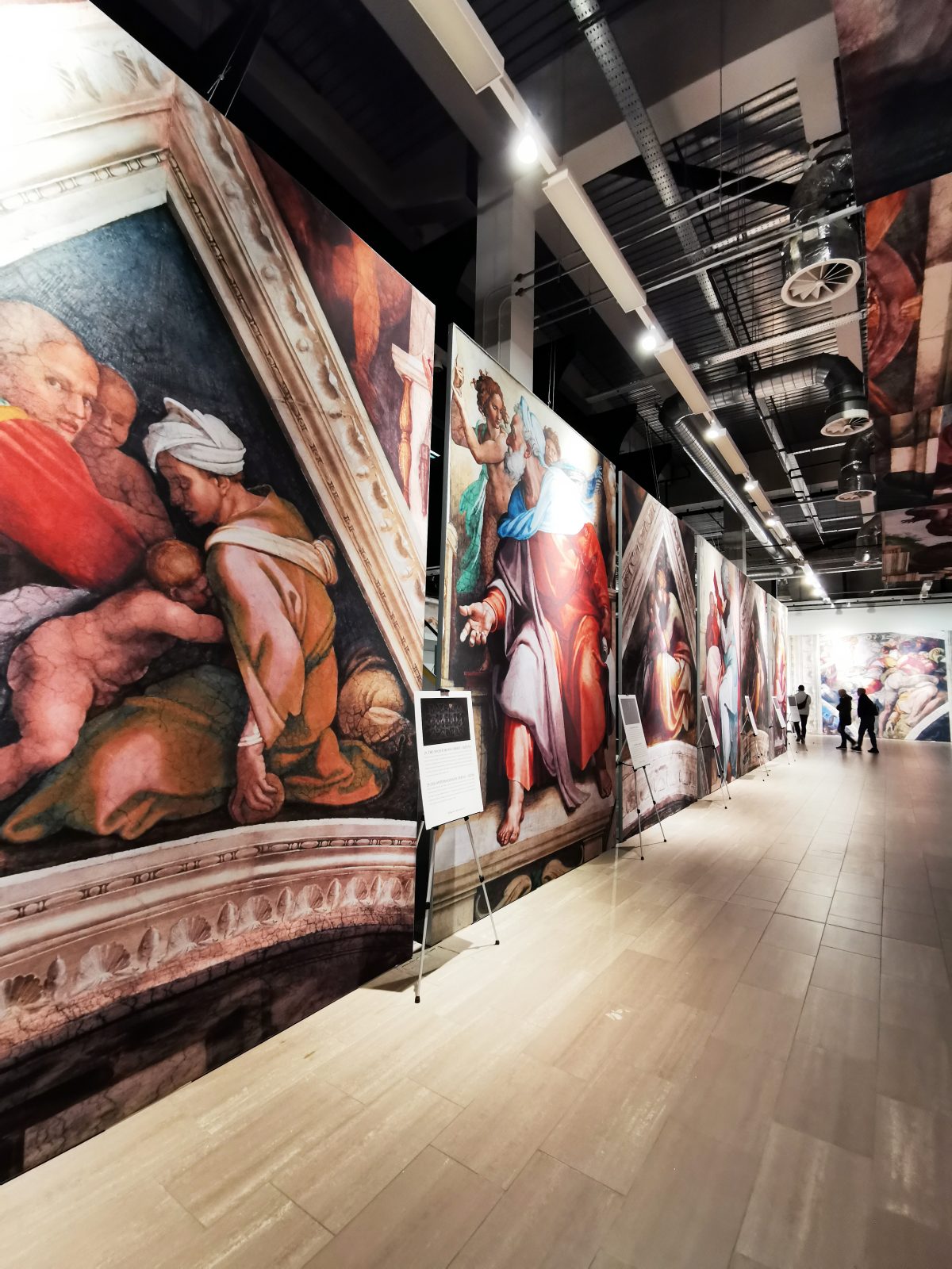 The ceiling of the Sistine Chapel has been recreated in a new art experience in Greater Manchester, The Manc