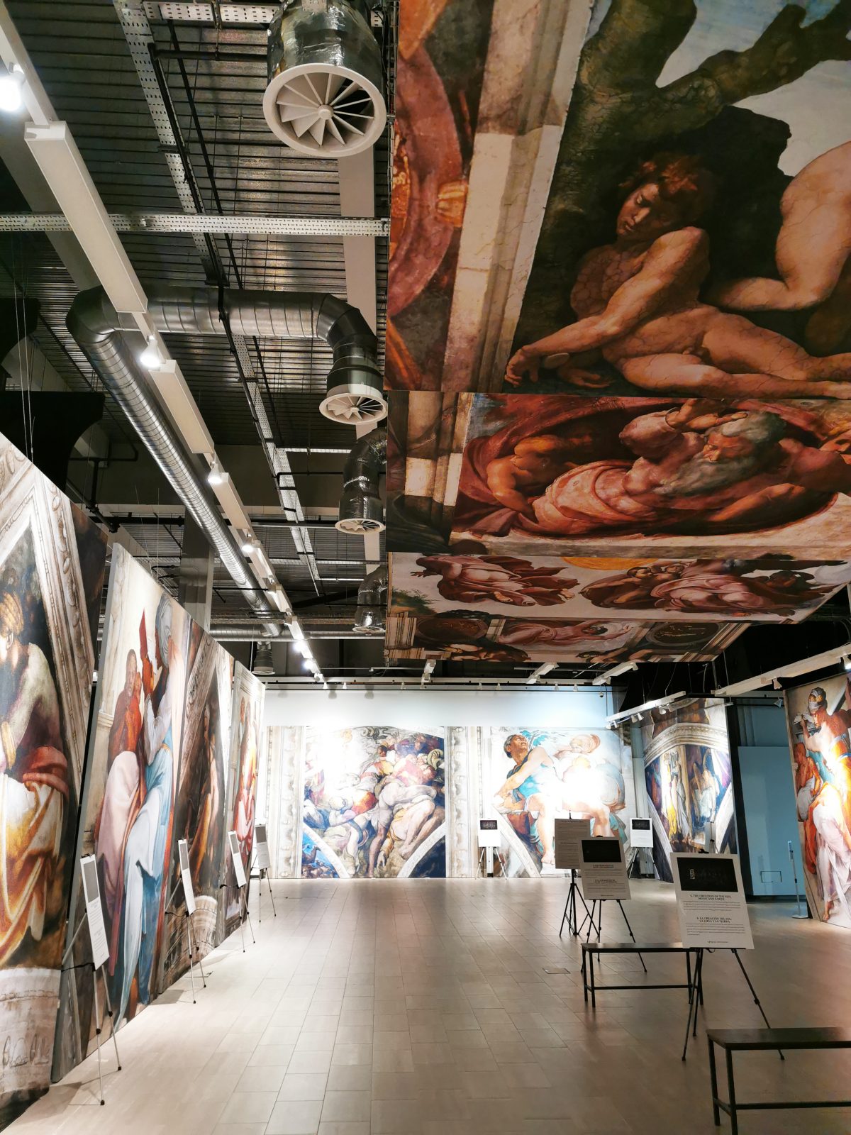 The ceiling of the Sistine Chapel has been recreated in a new art experience in Greater Manchester, The Manc