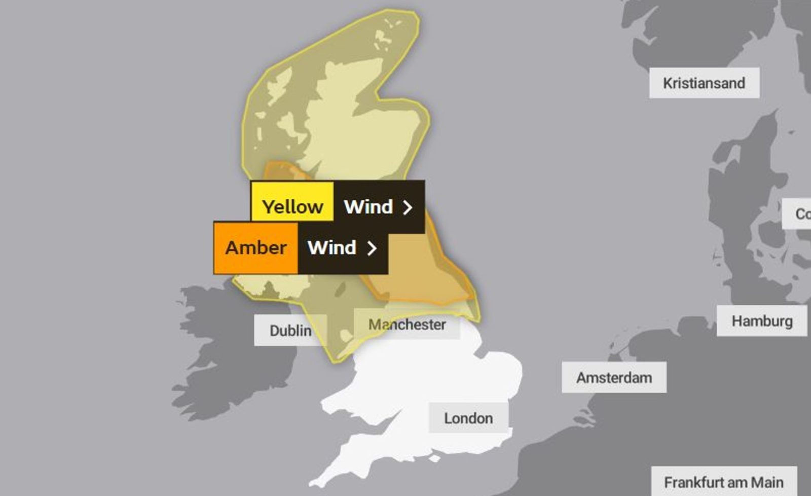 Two storms with 90mph winds and &#8216;blizzard conditions&#8217; to hit the UK within three days, The Manc