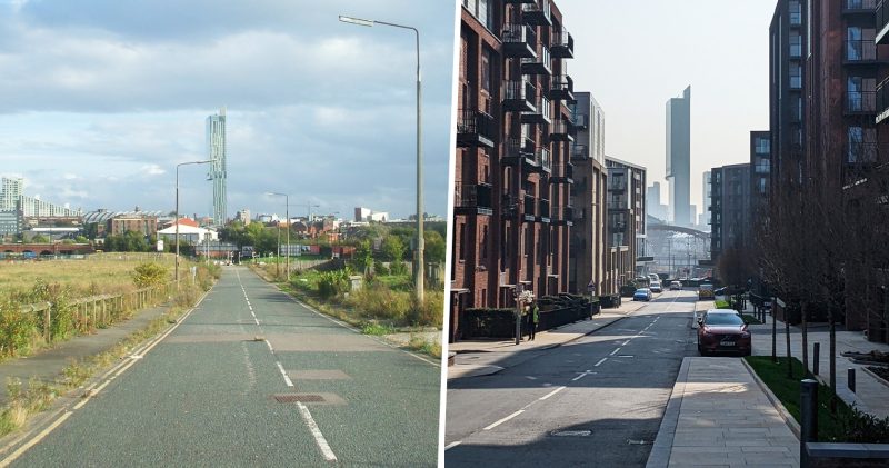 Viral tweet shows the dramatic change in Salford &#8211; and not everyone is happy about it, The Manc