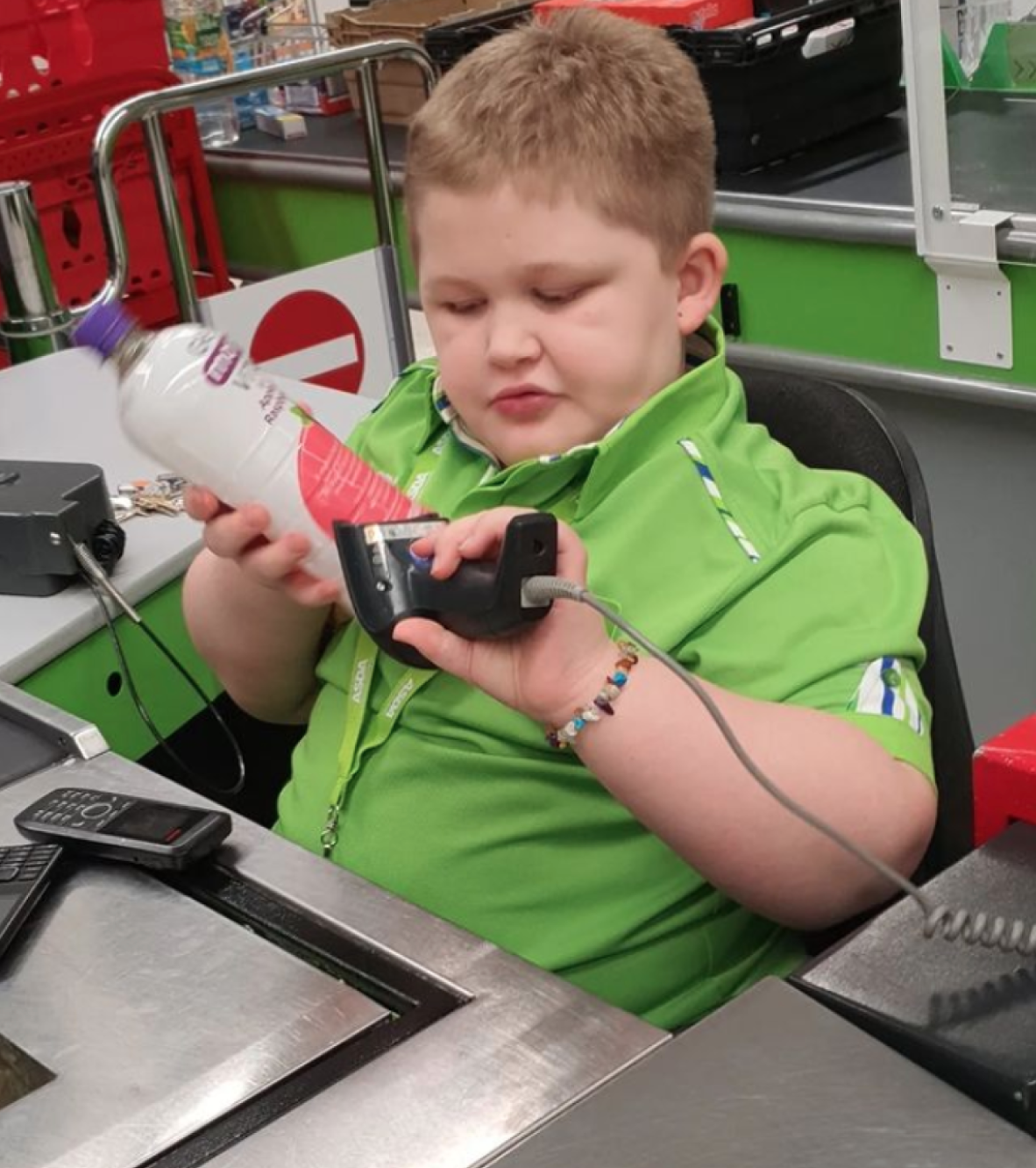 Asda-obsessed lad left blind by brain tumour has &#8216;special visit&#8217; to Salford supermarket, The Manc