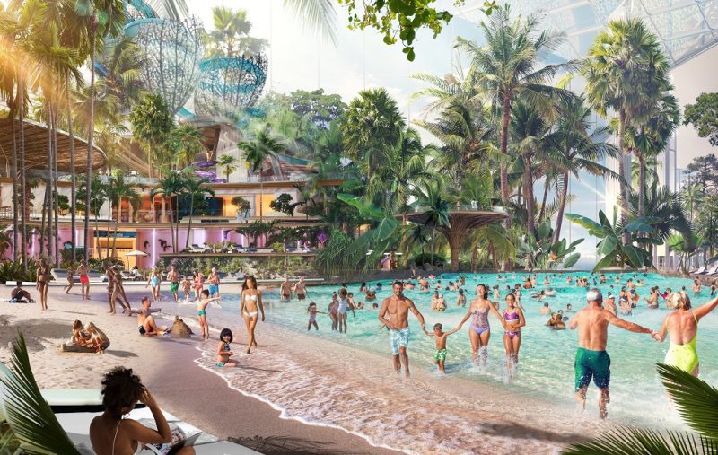 UK&#8217;s first &#8216;all-season&#8217; beach is coming to new £250m Manchester waterpark resort, The Manc
