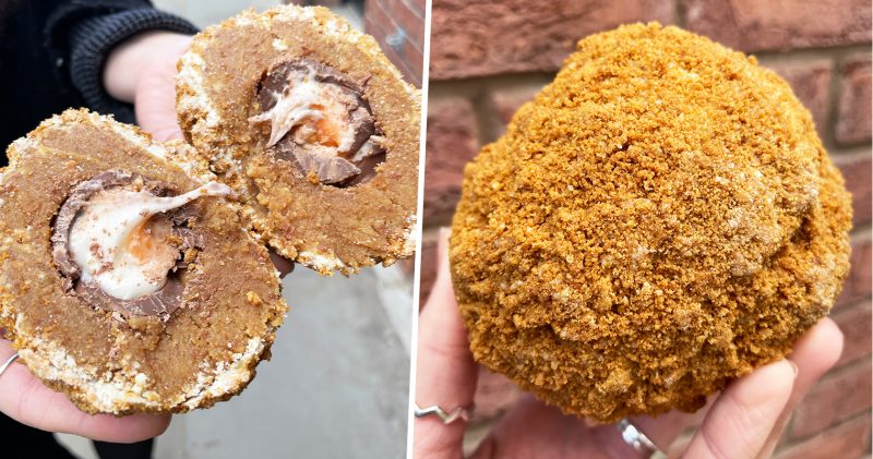 A Manchester dessert cafe has created these amazing Biscoff Scotch Eggs, The Manc