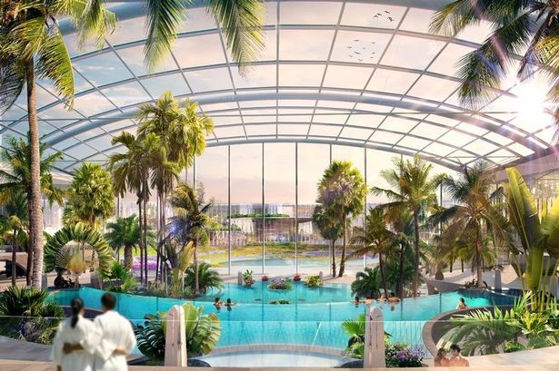 UK&#8217;s first &#8216;all-season&#8217; beach is coming to new £250m Manchester waterpark resort, The Manc