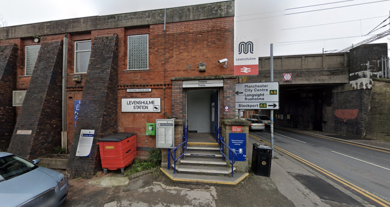 Police confirm a person has been found dead near Levenshulme train station, The Manc