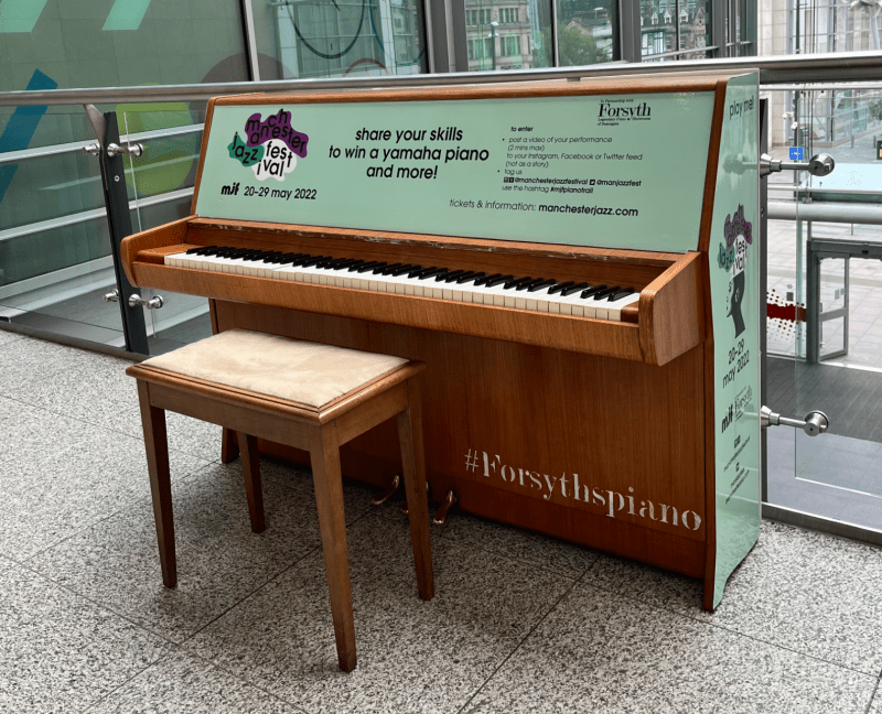 13 pianos have been placed across Manchester for the public to play &#8211; and win prizes, The Manc