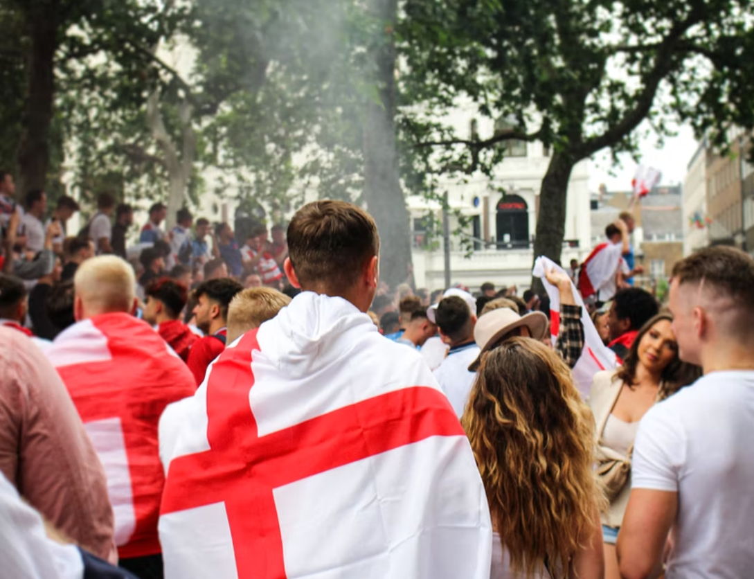 England football fans.