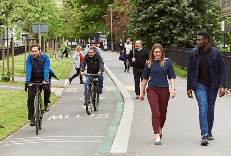 You can now have your say on improving walking and cycling in Manchester city centre, The Manc