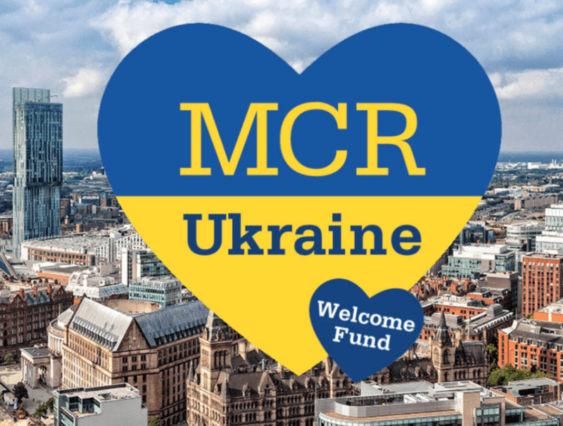 Charity fund set up to help Ukrainian refugees arriving in Manchester awards first grant, The Manc