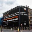 Burgerism take out 5-story billboard in bid for Restaurant of the Year, The Manc