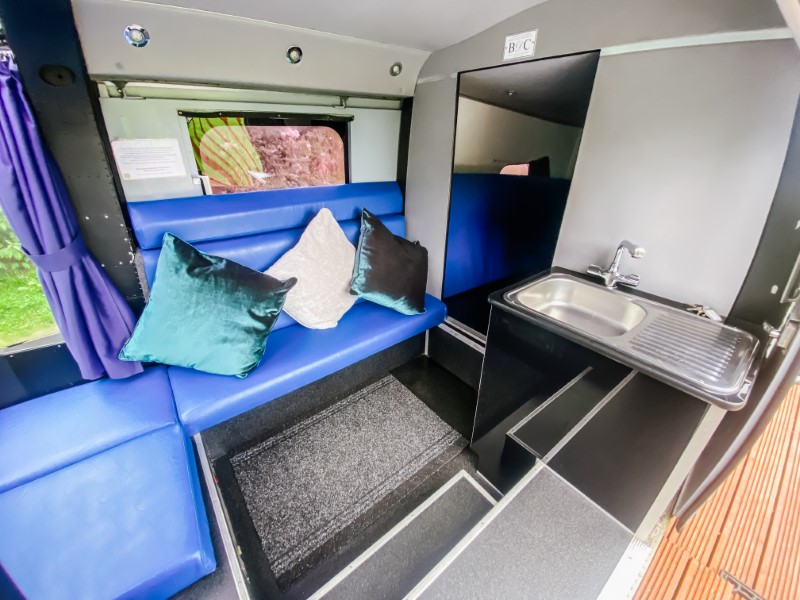 A helicopter has been converted into an Airbnb in Lancashire. 