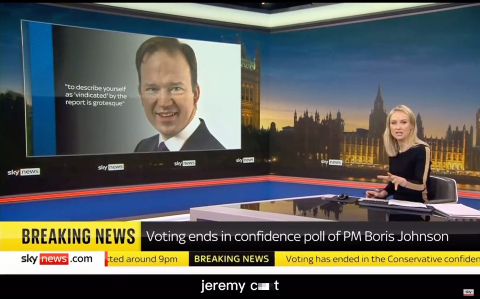 Sky News presenter accidentally calls former health secretary &#8216;Jeremy C**t&#8217; live on air, The Manc