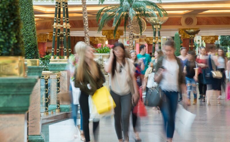 Shopping at the Trafford Centre