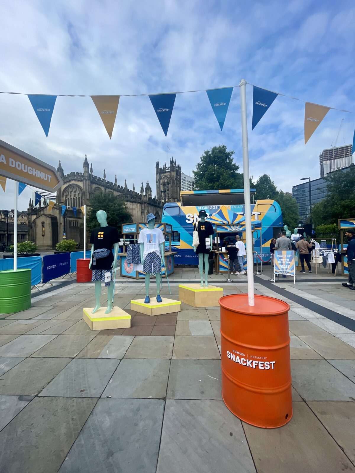 Greggs and Primark launch collection with pop-up in Manchester city centre  - with the help of Big Narstie - Manchester Evening News