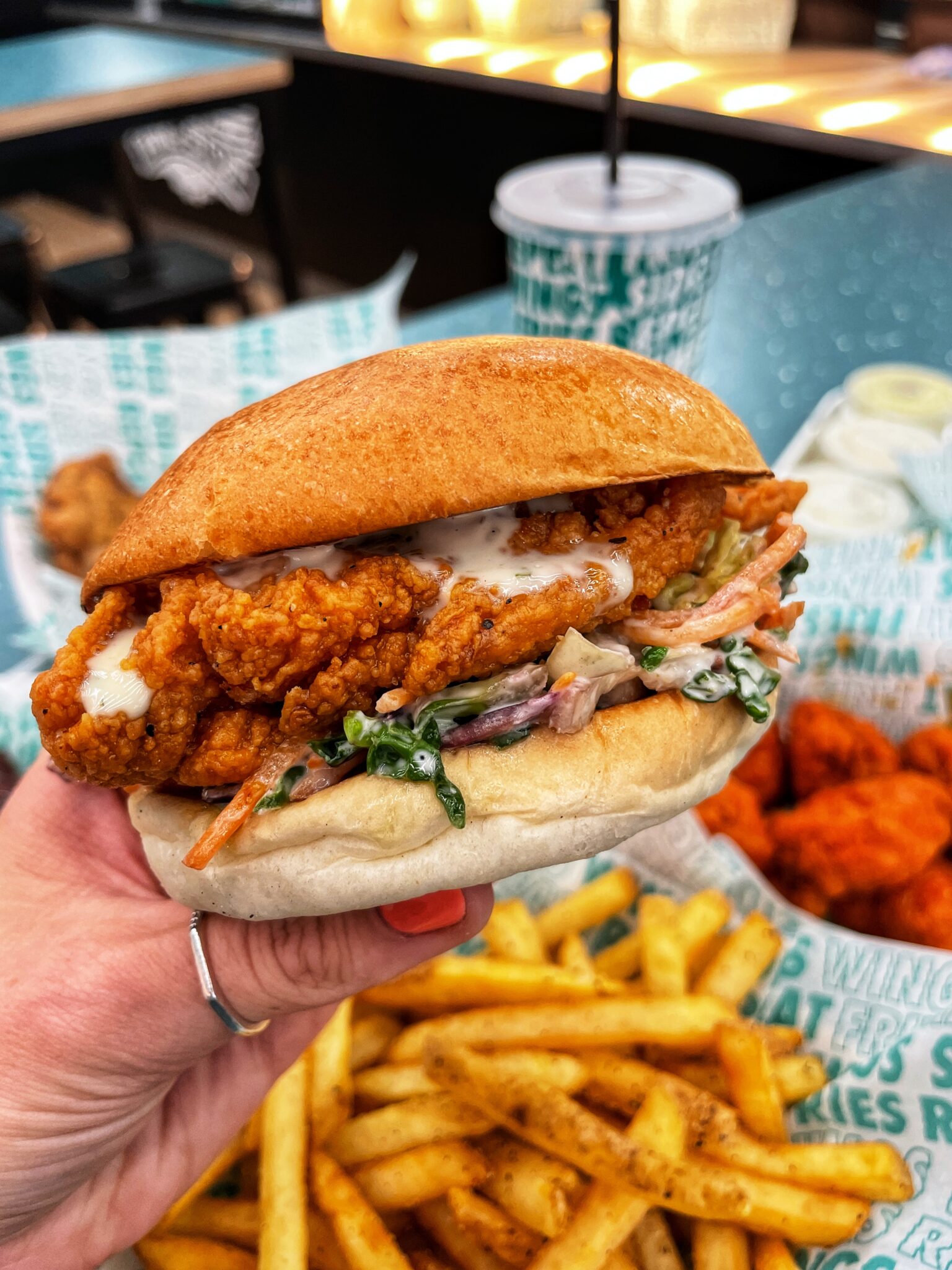 inside-wingstop-as-it-opens-huge-new-restaurant-at-trafford-centre