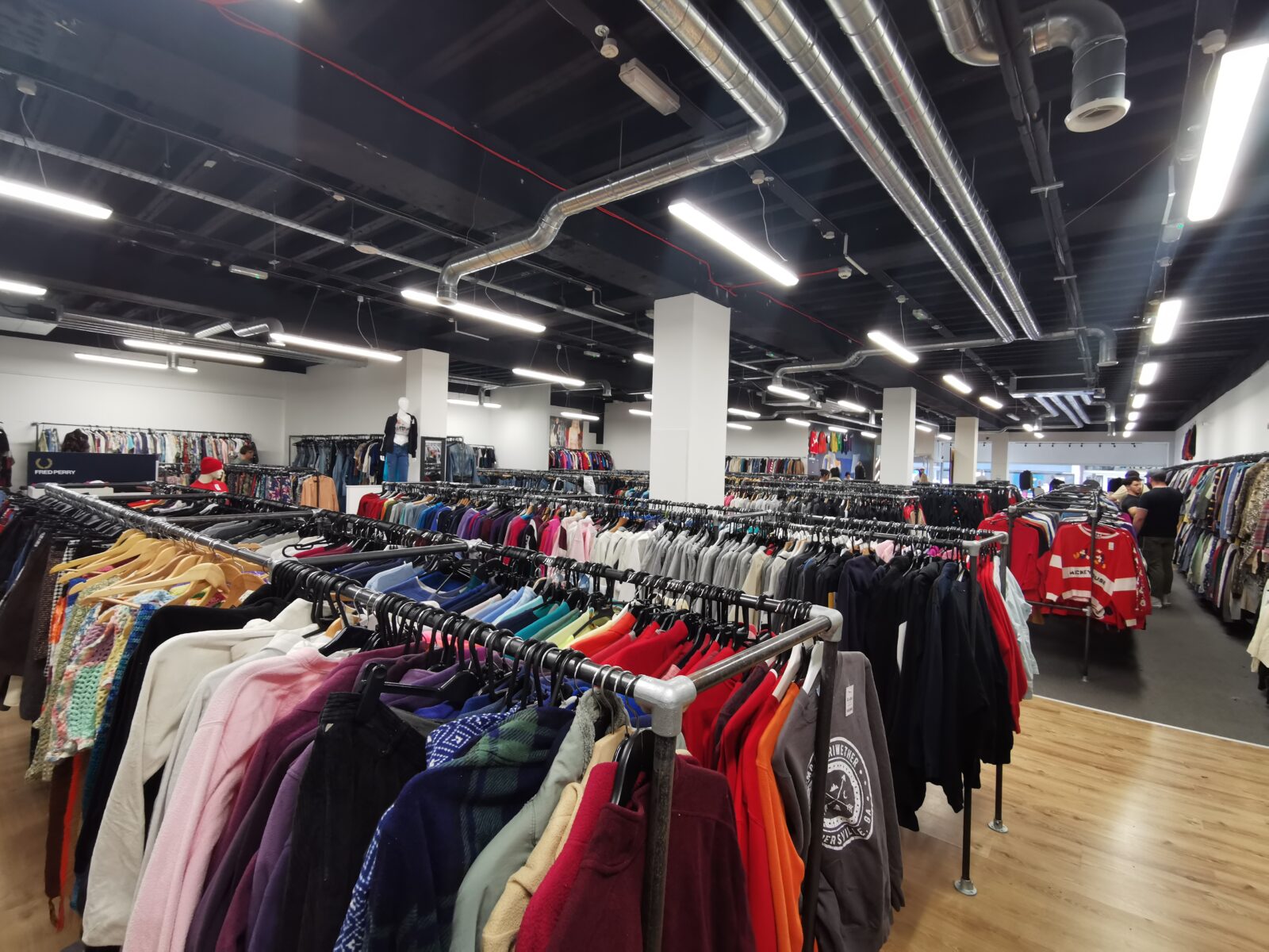 A massive second-hand clothes shop has opened in Manchester