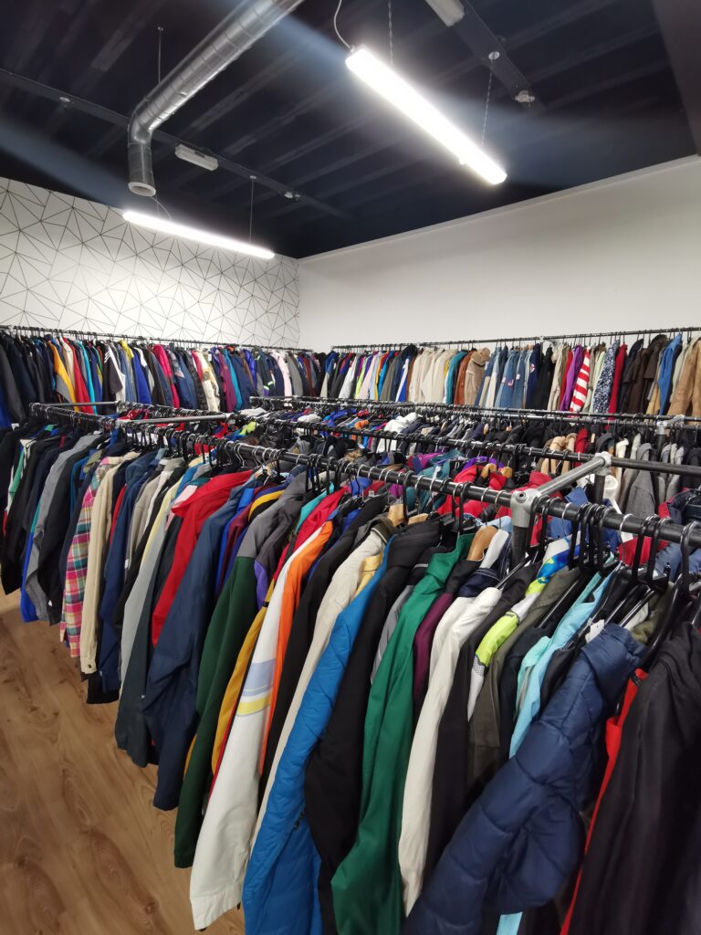 A massive secondhand clothes shop has opened in Manchester