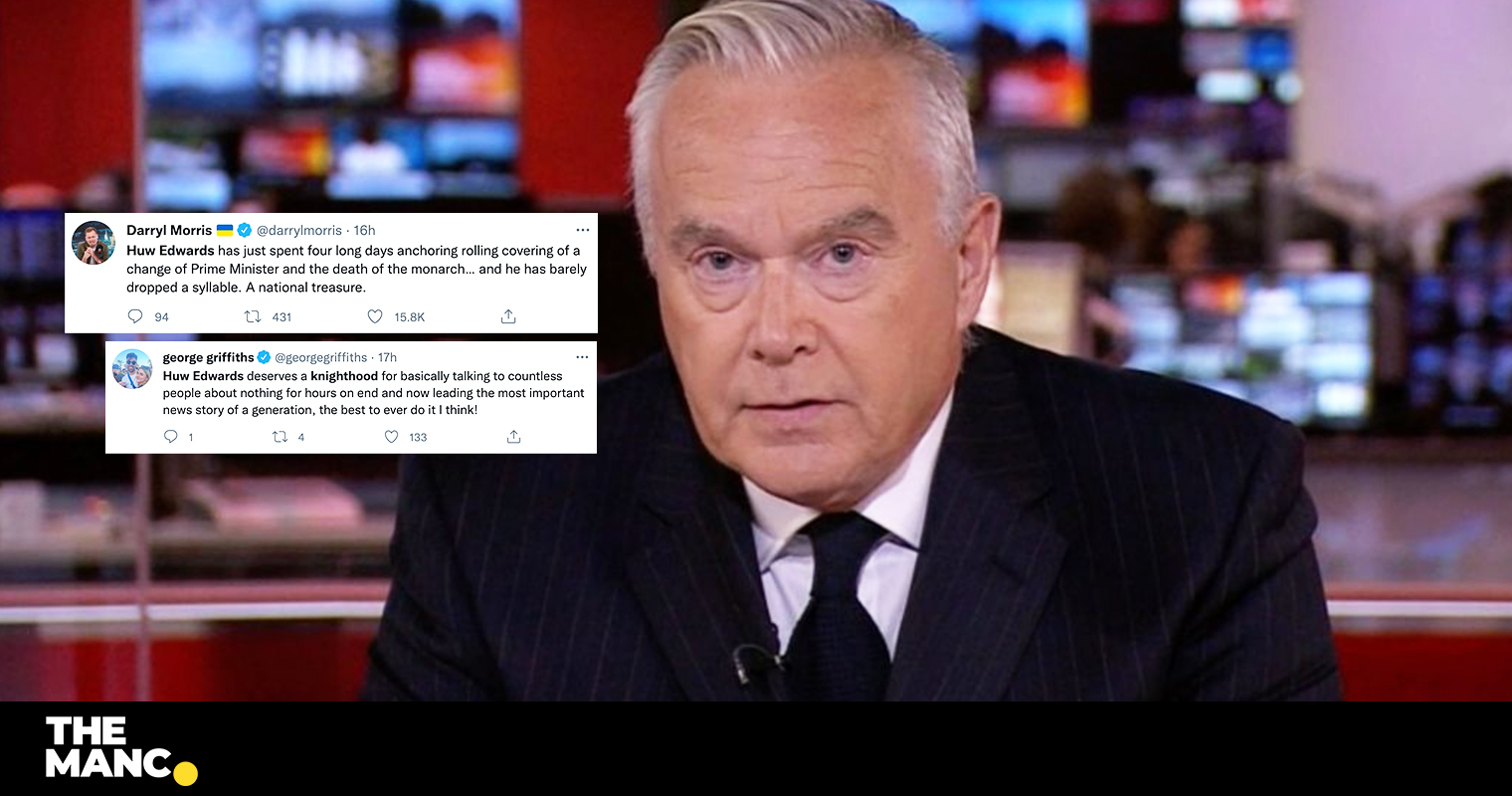 Calls for BBC s Huw Edwards to be knighted after broadcasting