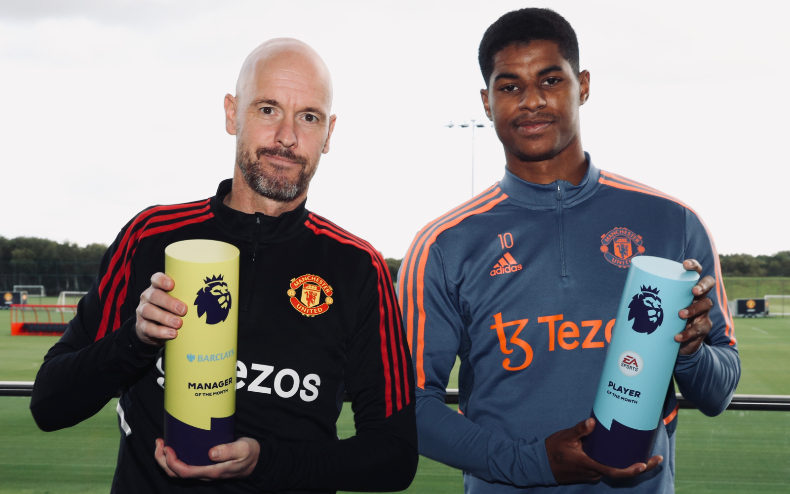 Man United manager and player of the month awards
