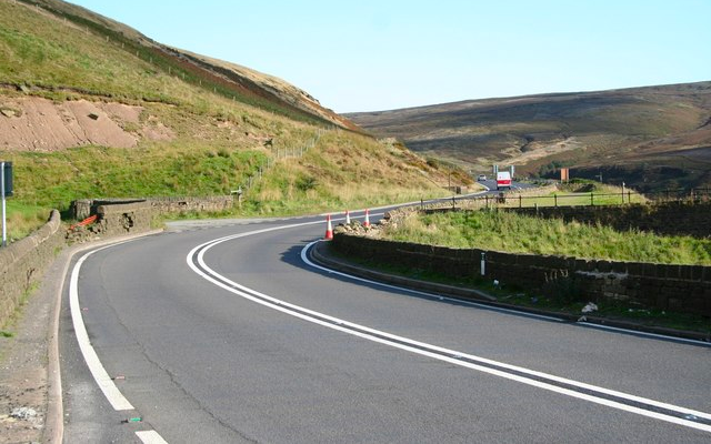 worst road in Britain woodhead pass