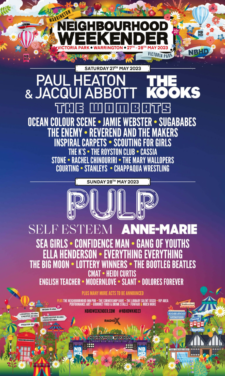 Neighbourhood Weekender reveals 2023 lineup - with Pulp reunion