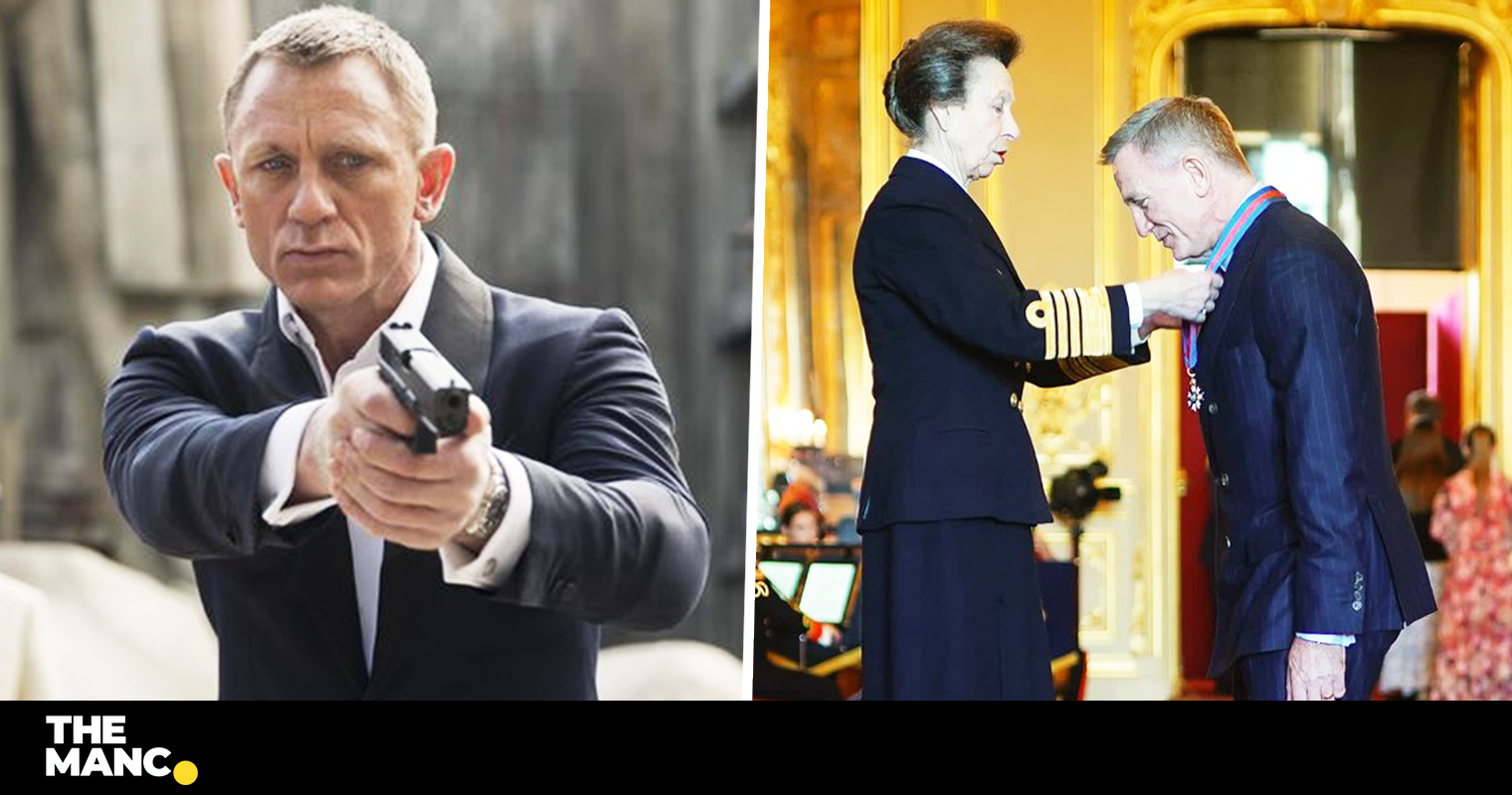 Daniel Craig Given The Same Royal Honour As James Bond For Outstanding Contribution To Film