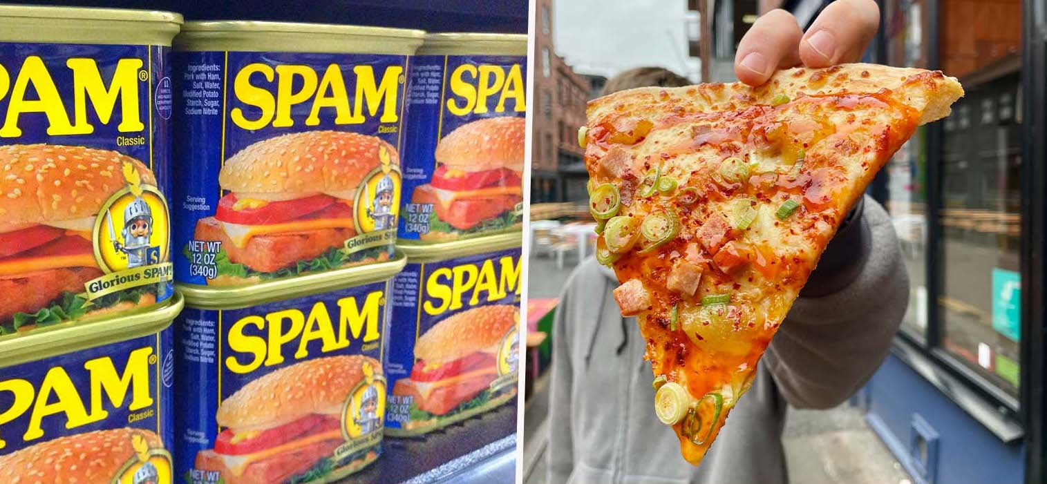 Spam and Pineapple Pizza - Weird Wild Pizza