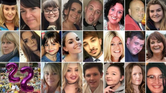 The 22 victims of the Manchester Arena terror attack