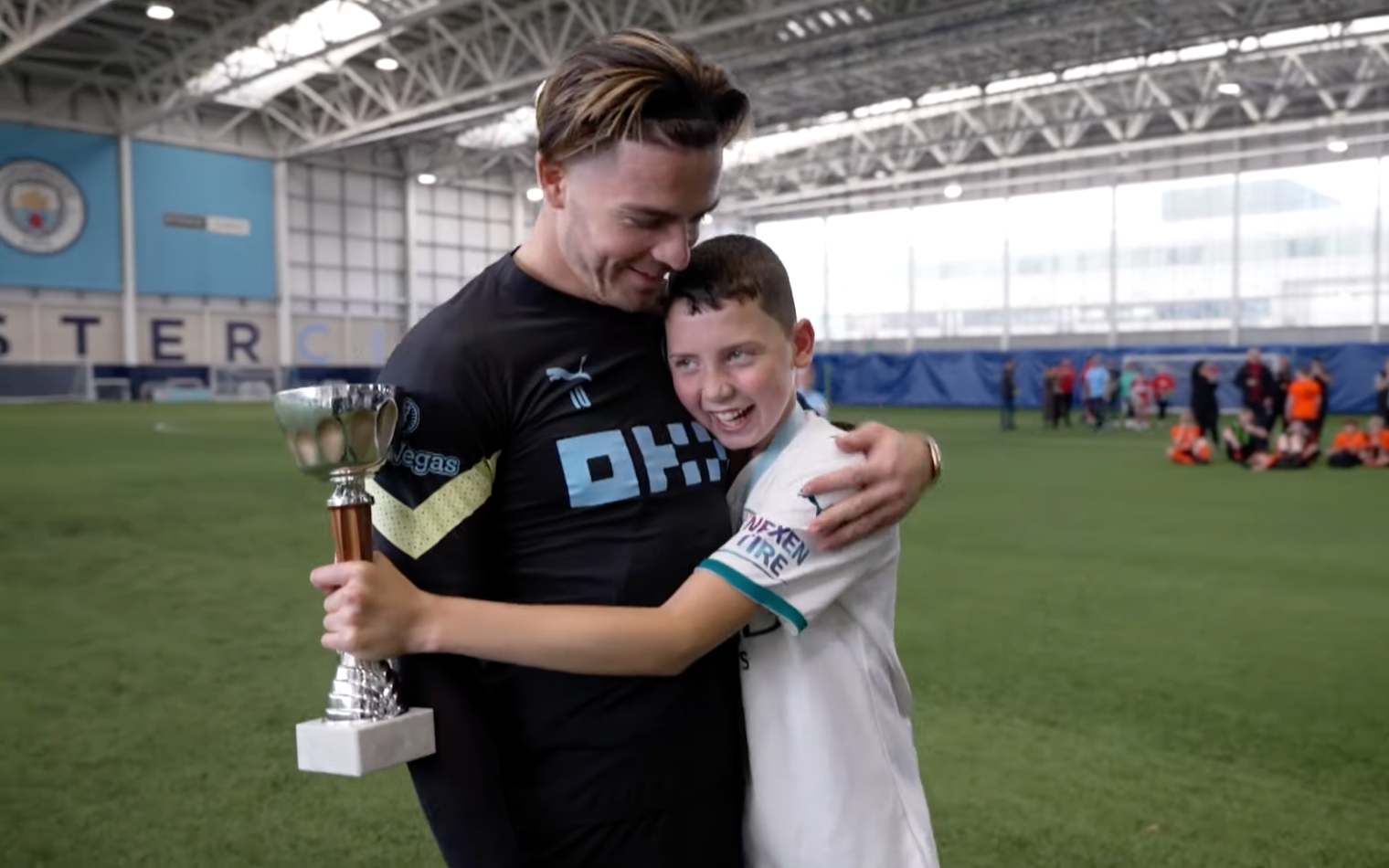 Jack Grealish surprises disabled fan