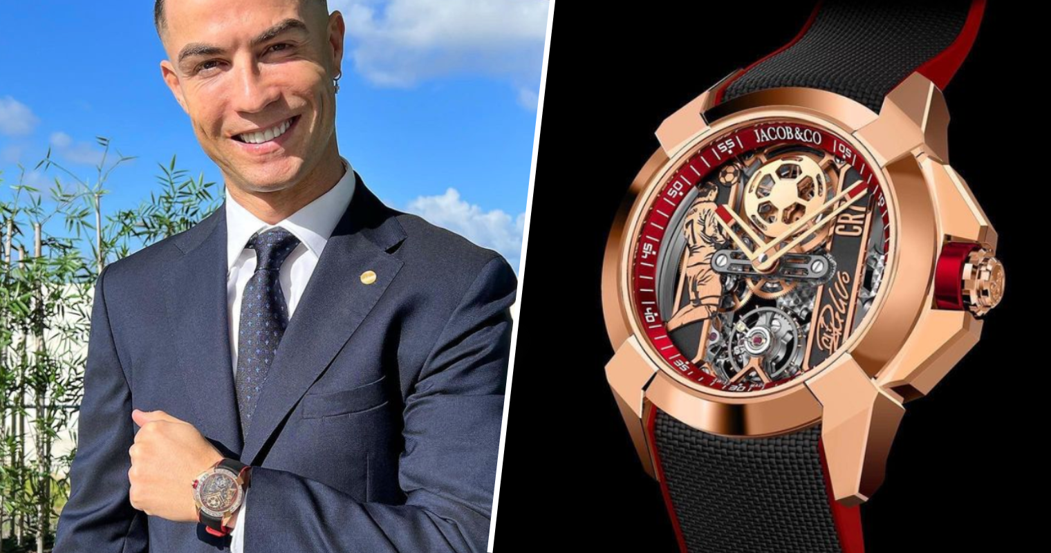 Ronaldo's new watch design is a dig at United