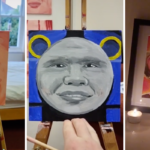 Rory Paints Erling Haaland portraits