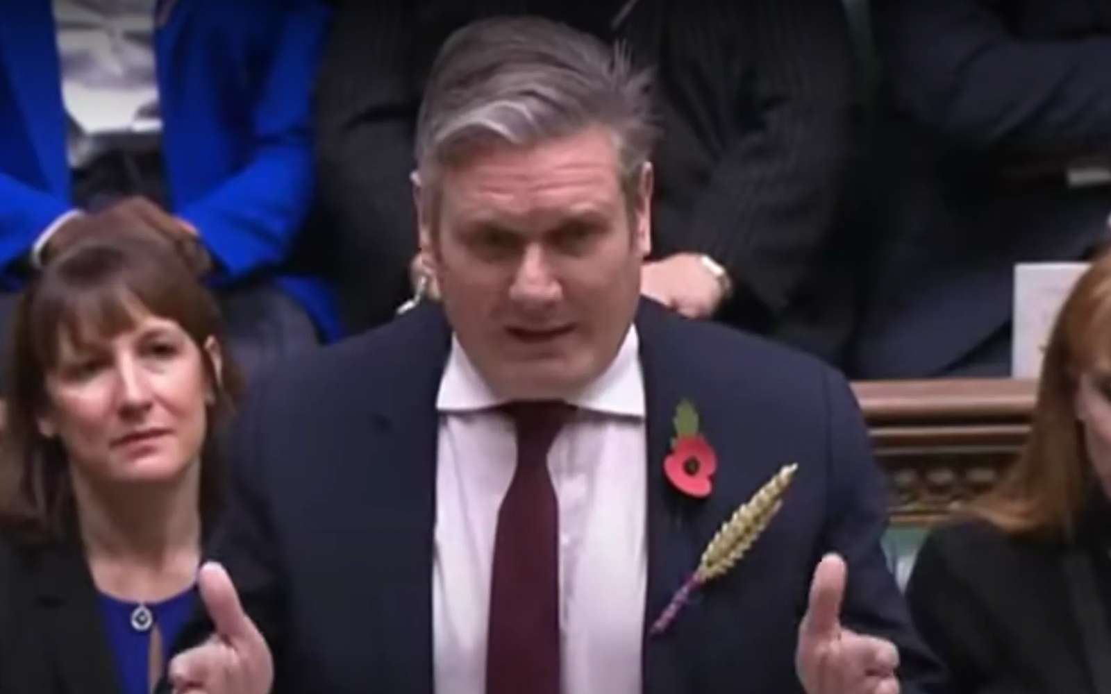 Why MPs are wearing wheatsheaves PMQs