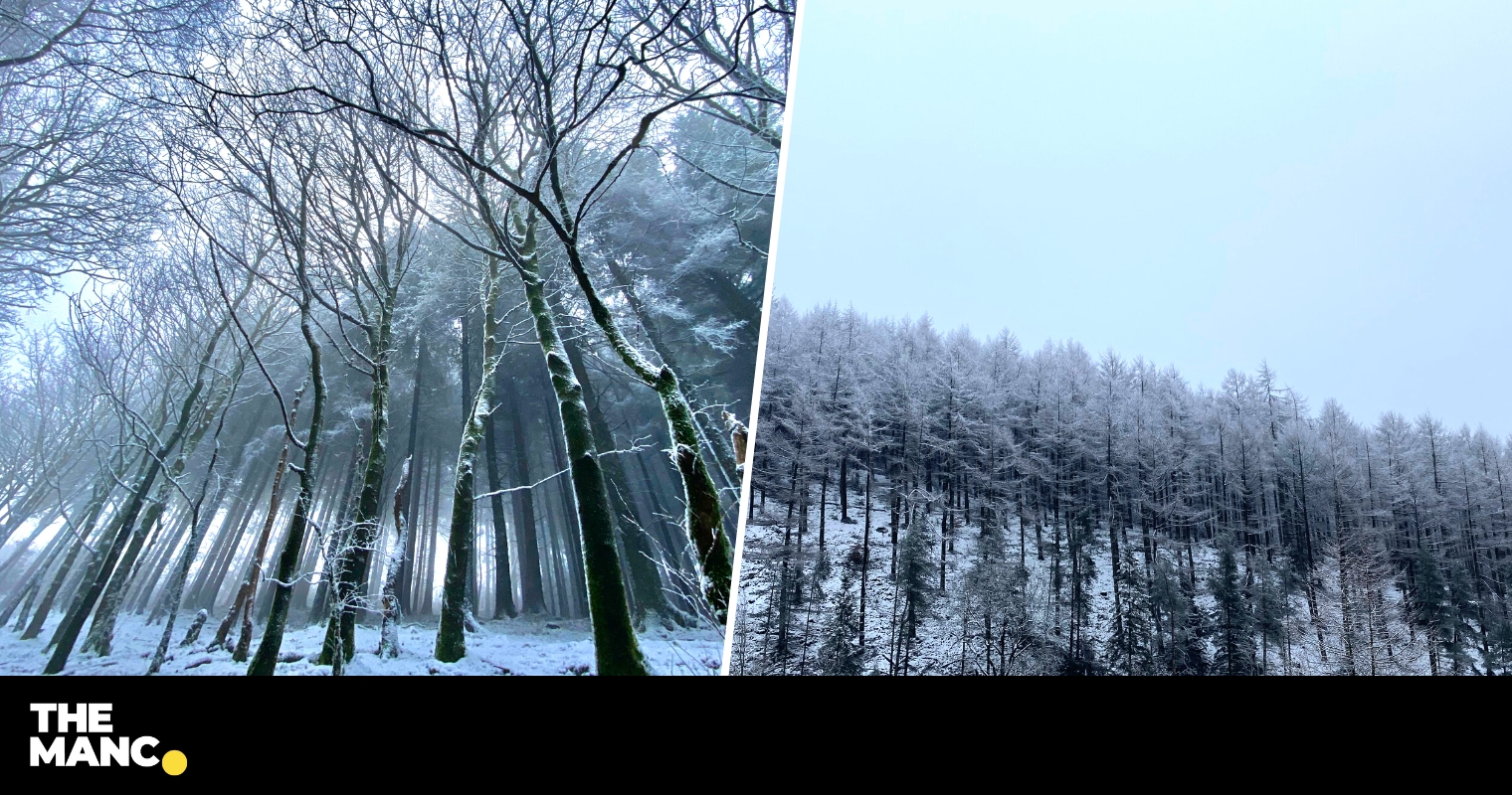 Macclesfield Forest the country walk like a Christmas postcard